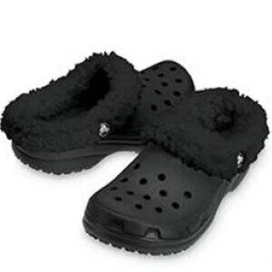 NW✅ Crocs Mammoth Slip-on Clogs for Kids Unisex ~ Black ~ SIZE M1 / W3 ~ NWT